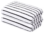 Lot de 2 serviettes de toilette en éponge, 50 x 100 cm