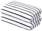 Lot de 2 serviettes de toilette en éponge, 50 x 100 cm