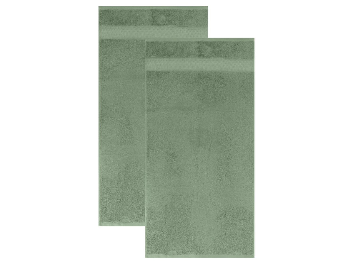 Lot de 2 serviettes de toilette Premium, 50 x 100 cm