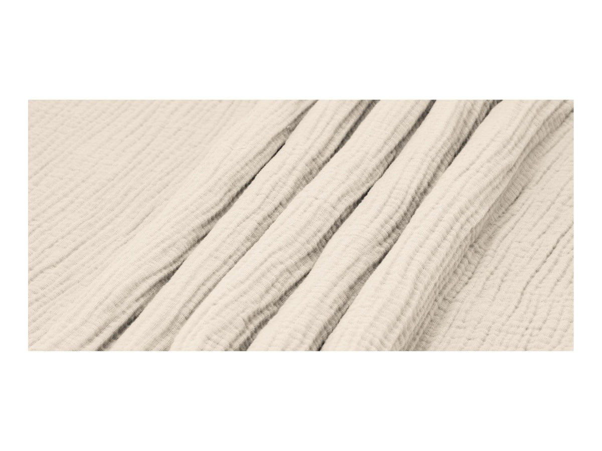 Lot de 2 taies d'oreiller en mousseline, 40 x 80 cm
