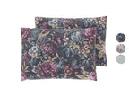 Lot de 2 taies d’oreillers en coton mélangé, 50 x 70 cm