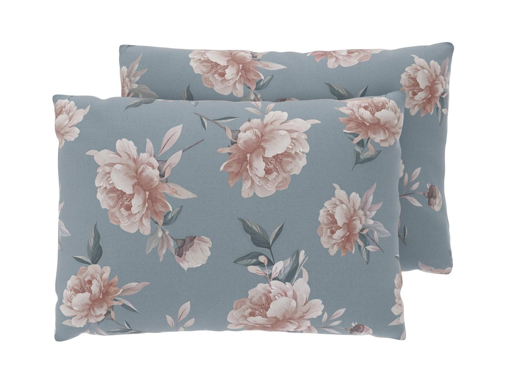 Lot de 2 taies d’oreillers en coton mélangé, 50 x 70 cm