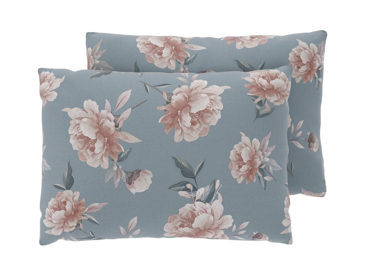 Lot de 2 taies d’oreillers en coton mélangé, 50 x 70 cm