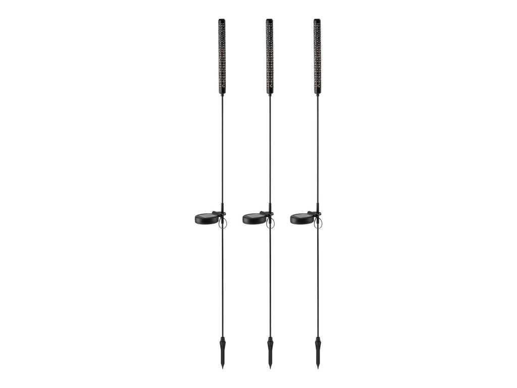 Lot de 3 lampes solaires LED
