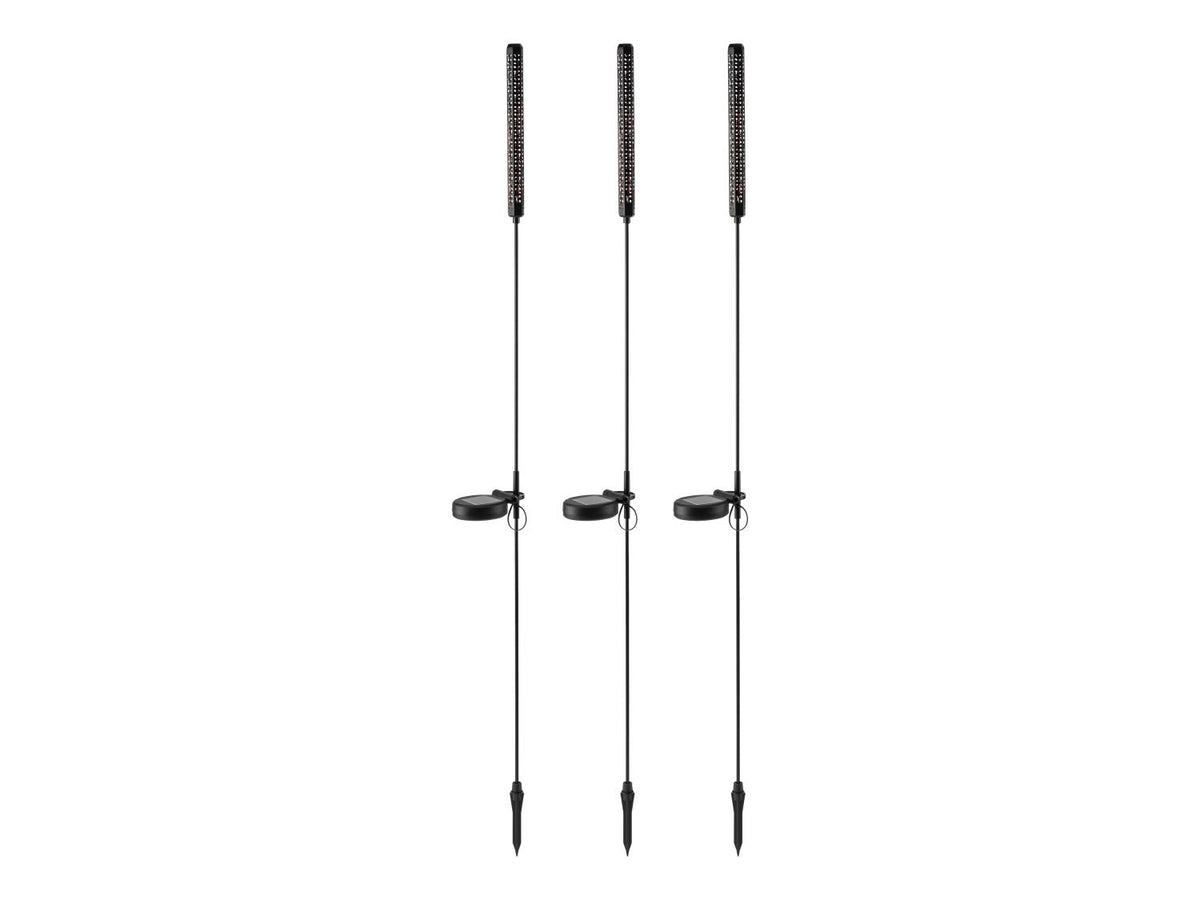 Lot de 3 lampes solaires LED