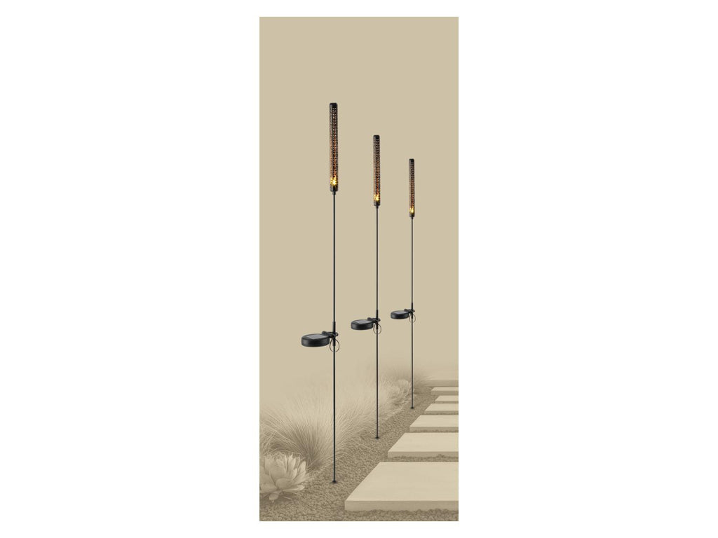 Lot de 3 lampes solaires LED