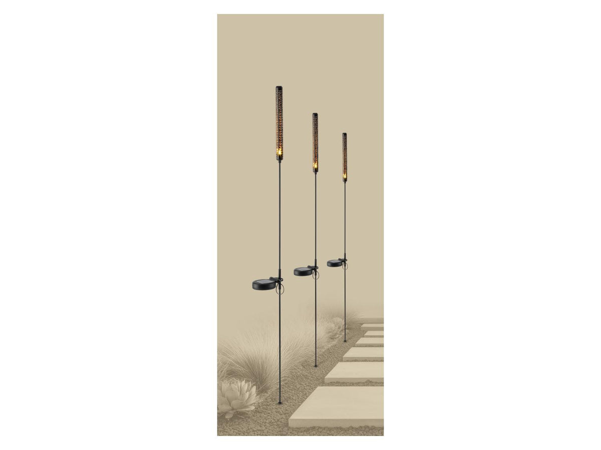 Lot de 3 lampes solaires LED