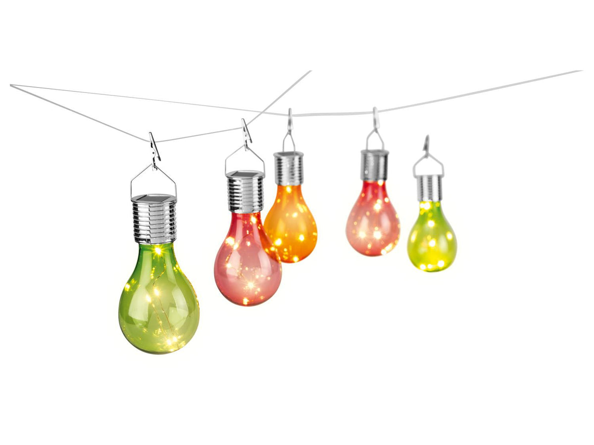 Lot de 5 Ampoules solaires LED