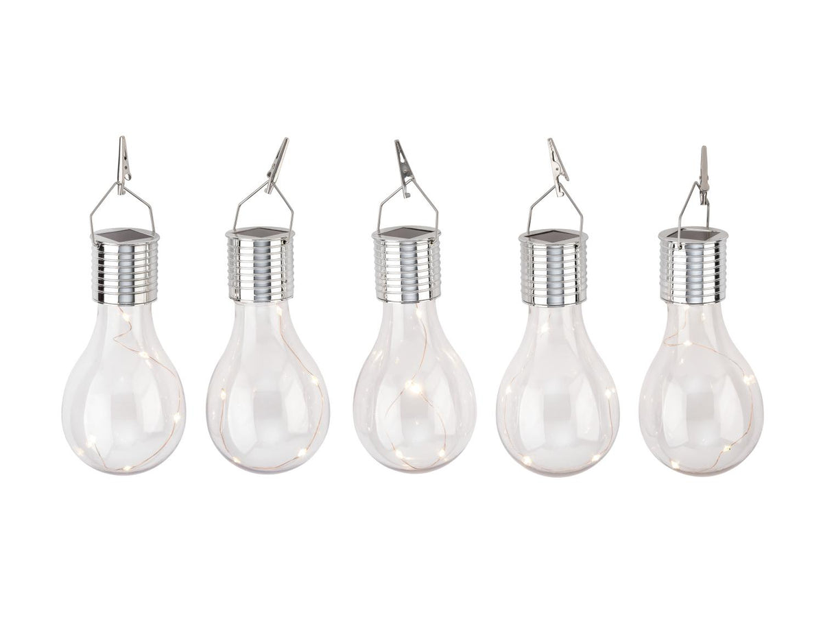 Lot de 5 Ampoules solaires LED