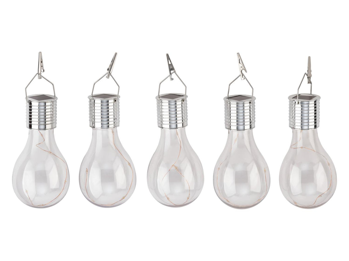 Lot de 5 Ampoules solaires LED