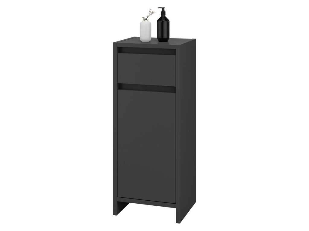 Meuble de salle de bains Oslo, 32 x 80 x 28 cm, anthracite