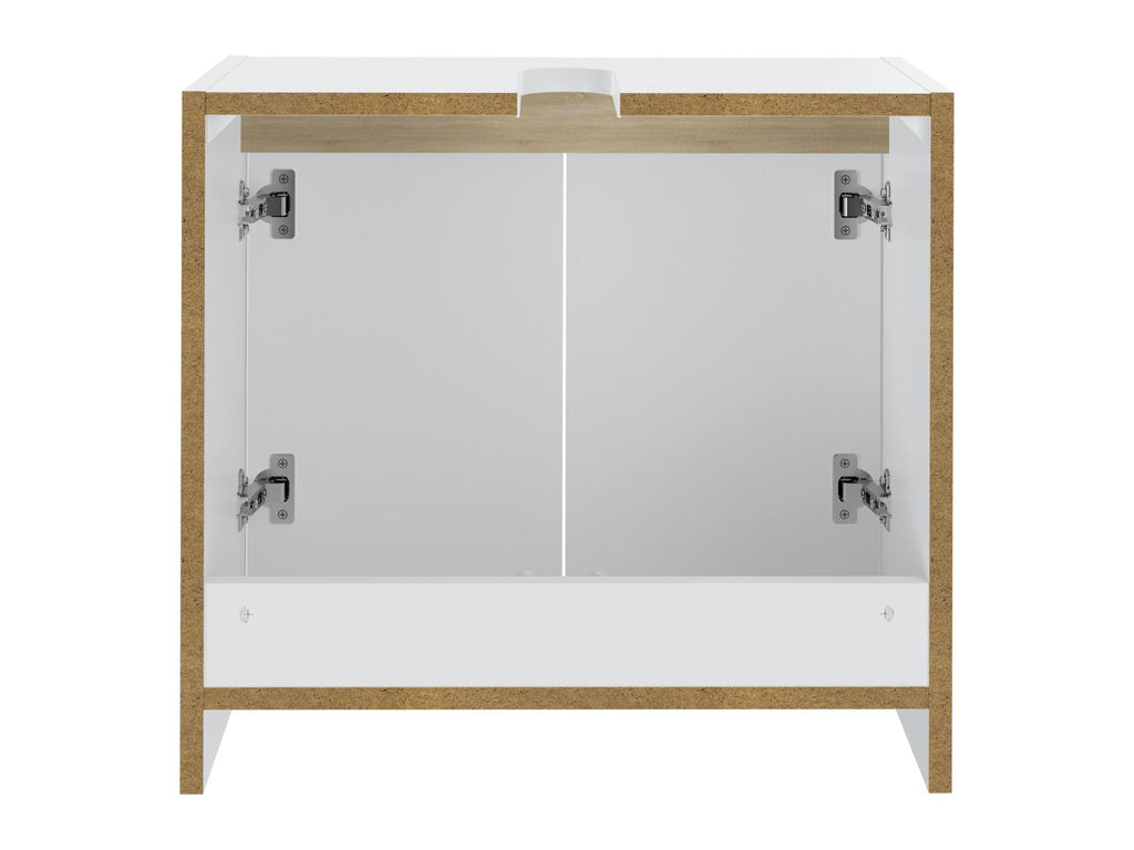 Meuble sous-vasque Oslo, 60 x 55 x 28 cm, blanc
