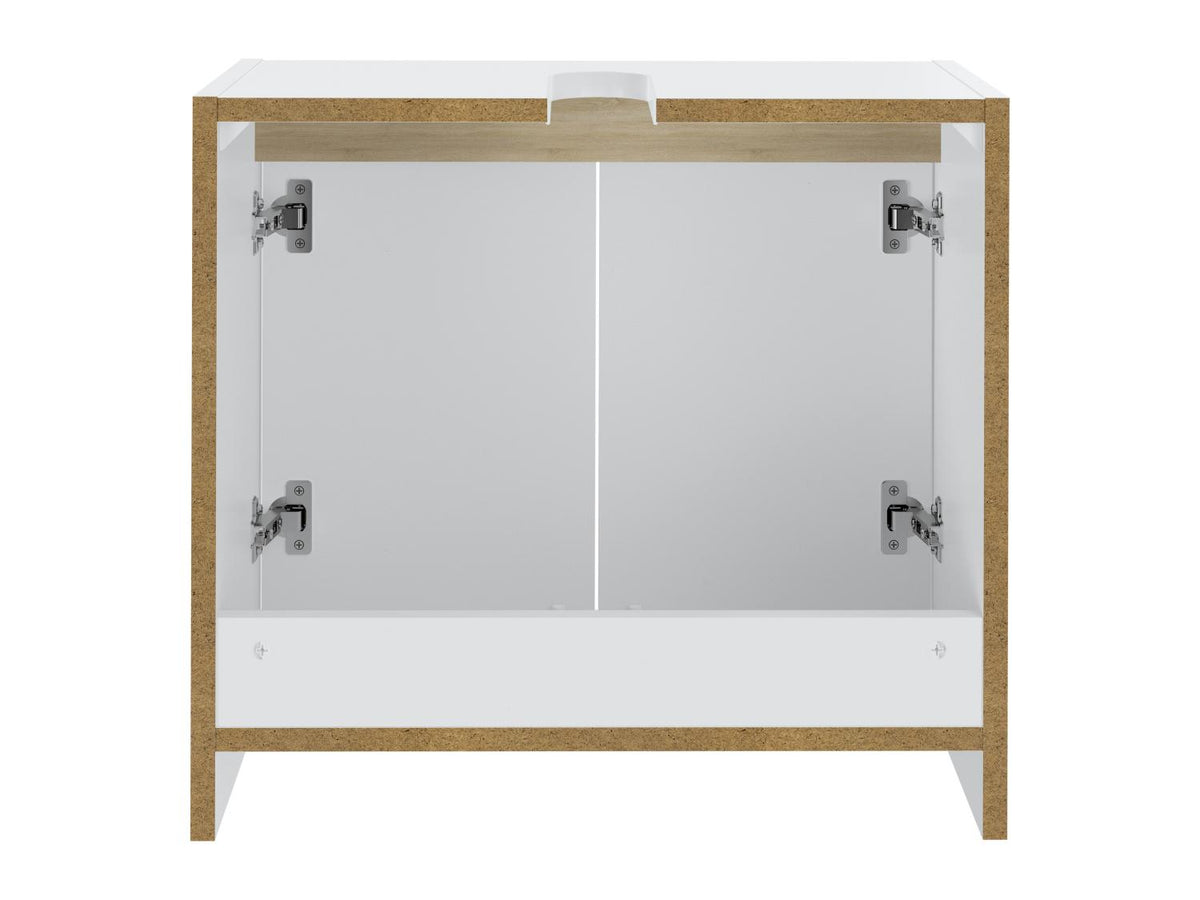 Meuble sous-vasque Oslo, 60 x 55 x 28 cm, blanc