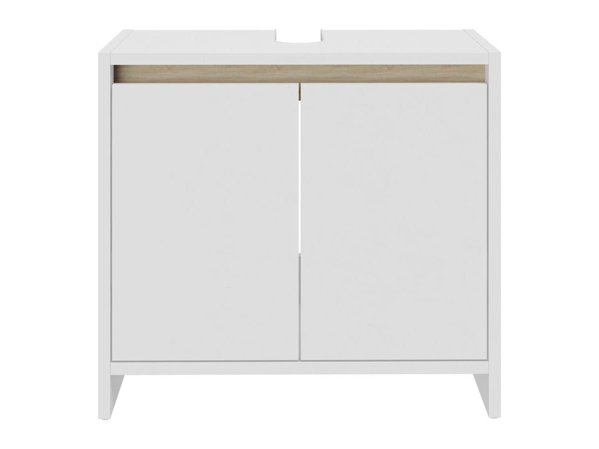 Meuble sous-vasque Oslo, 60 x 55 x 28 cm, blanc