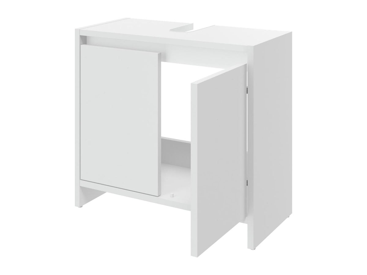 Meuble sous-vasque Oslo, 60 x 55 x 28 cm, blanc