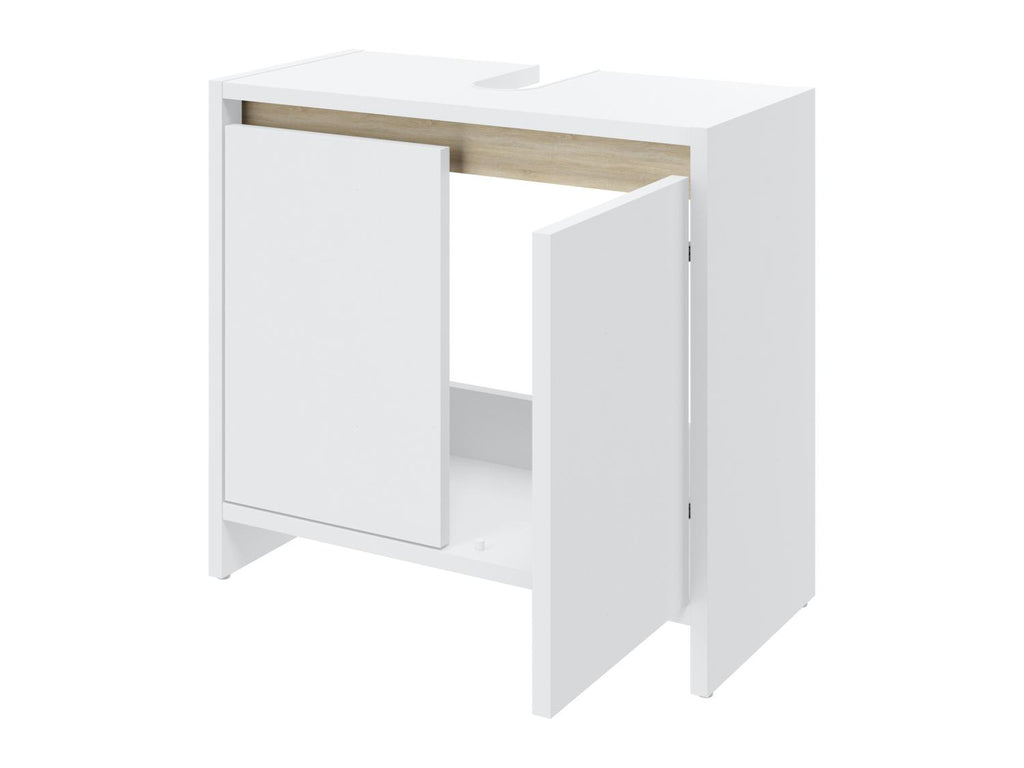 Meuble sous-vasque Oslo, 60 x 55 x 28 cm, blanc
