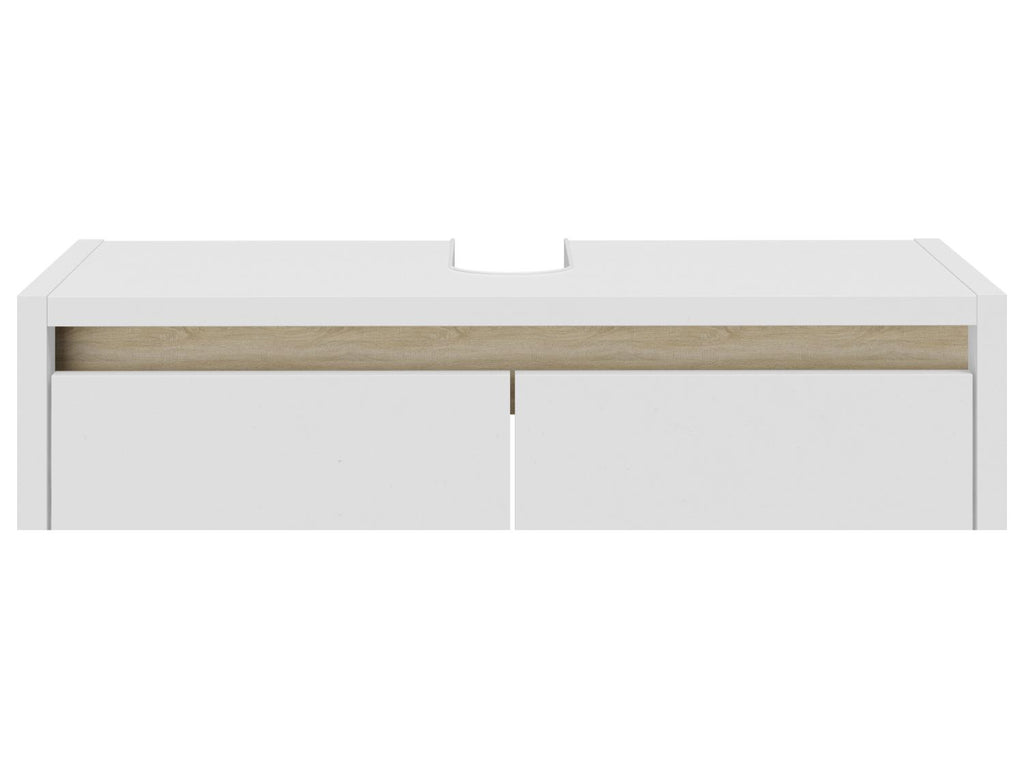 Meuble sous-vasque Oslo, 60 x 55 x 28 cm, blanc