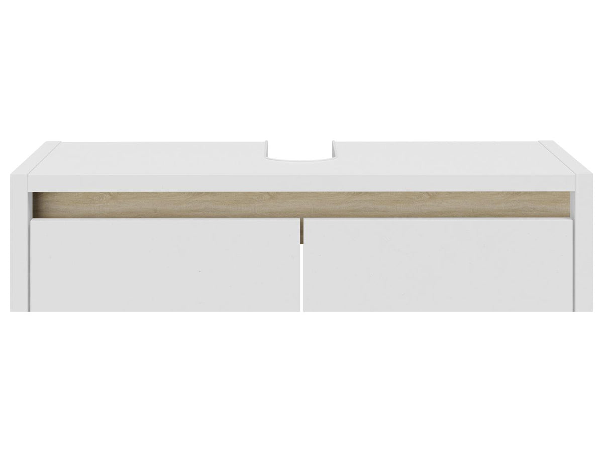 Meuble sous-vasque Oslo, 60 x 55 x 28 cm, blanc
