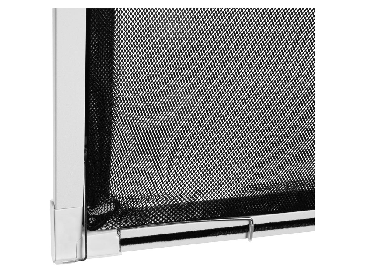 Moustiquaire de fenêtre télescopique en aluminium, 120x140 cm