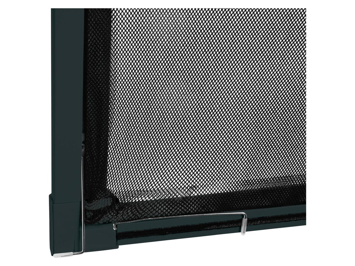 Moustiquaire de fenêtre télescopique en aluminium, 120x140 cm