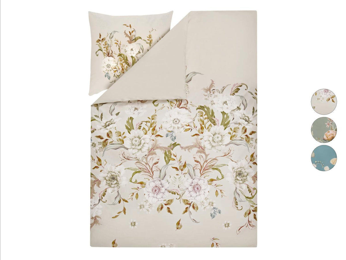 Parure de lit double face en satin, 140 x 200 cm