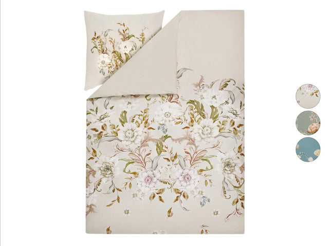 Parure de lit double face en satin, 140 x 200 cm