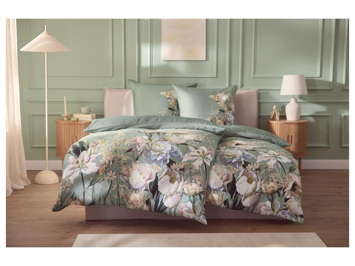 Parure de lit double face en satin, 140 x 200 cm