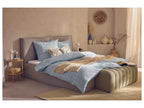 Parure de lit double face en satin microfibre, 140 x 200 cm