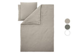 Parure de lit en coton et lin, 260 x 240 cm