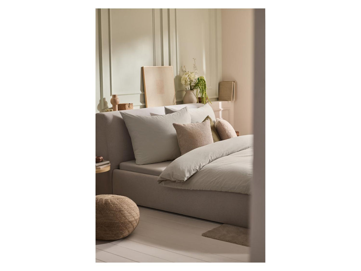 Parure de lit en coton et lin, 260 x 240 cm