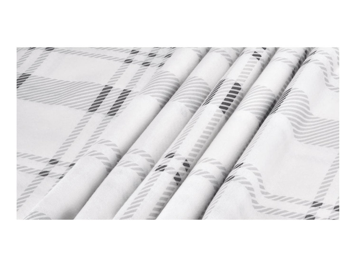 Parure de lit en flanelle ou parure de lit réversible en flanelle, 140 x 200 cm