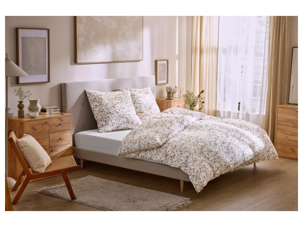 Parure de lit en satin, 140 x 200 cm
