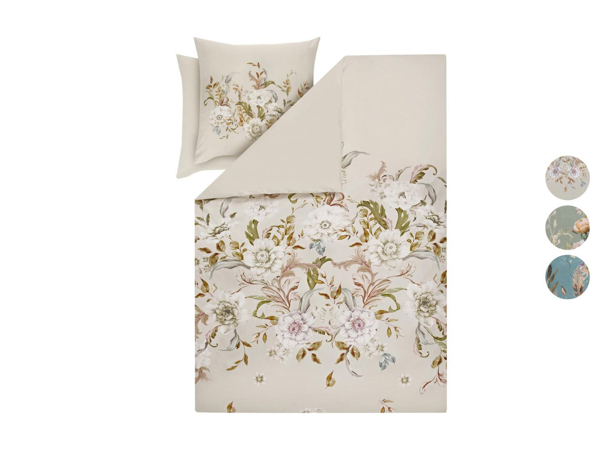 Parure de lit en satin de coton, 260 x 240 cm