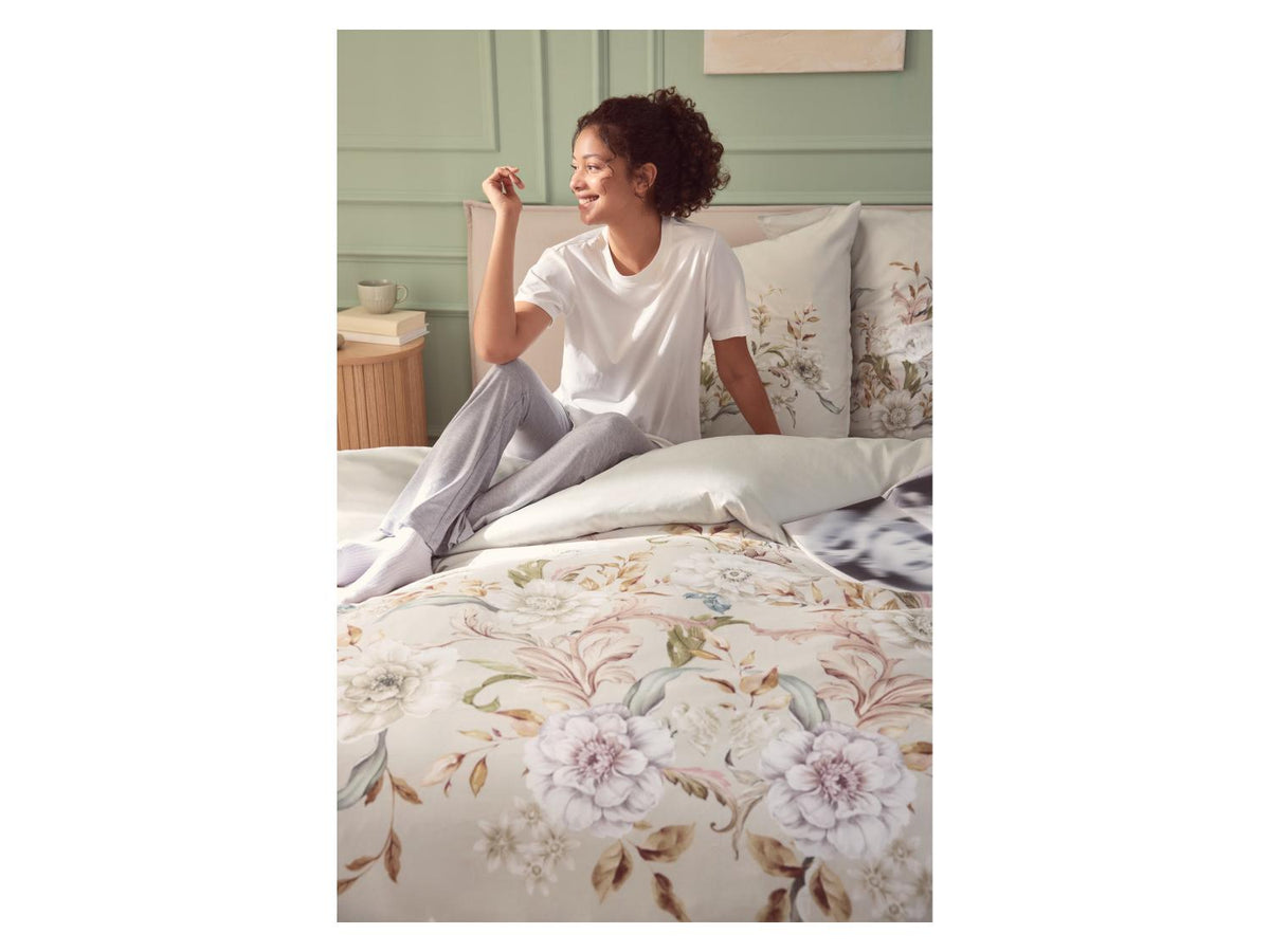 Parure de lit en satin de coton, 260 x 240 cm