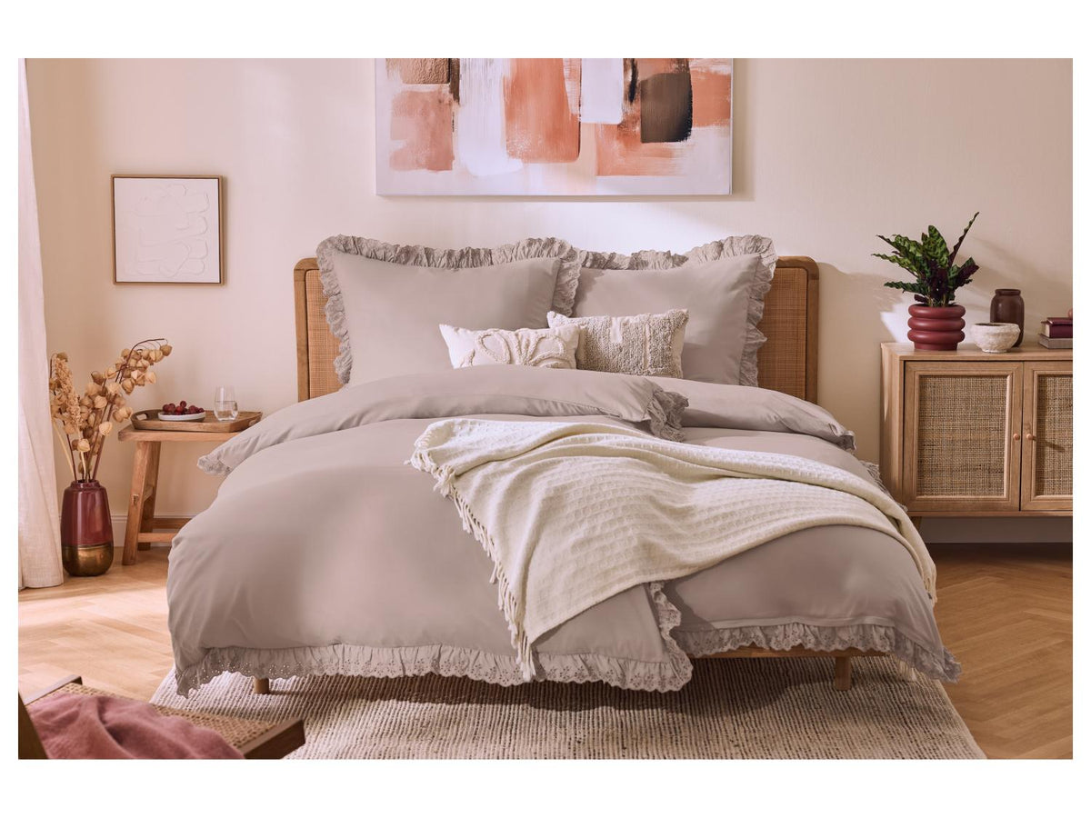 Parure de lit en satin de microfibre, 140 x 200 cm
