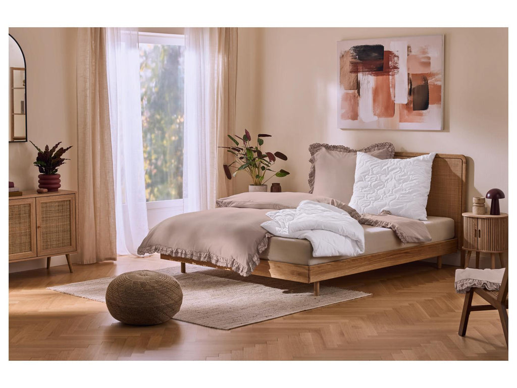 Parure de lit en satin de microfibre, 140 x 200 cm