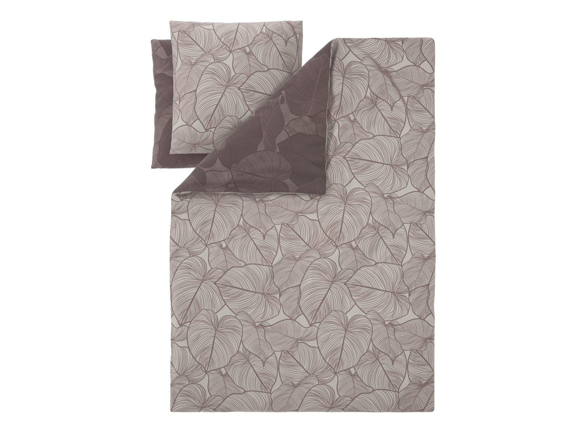 Parure de lit en satin de microfibre ou parure de lit réversible en satin de microfibre, 260 x 240 cm