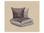 Parure de lit en satin de microfibre ou parure de lit réversible en satin de microfibre, 240 x 220 cm