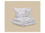 Parure de lit en satin de microfibre ou parure de lit réversible en satin de microfibre, 240 x 220 cm