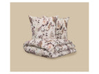 Parure de lit en satin de microfibre ou parure de lit réversible en satin de microfibre, 260 x 240 cm