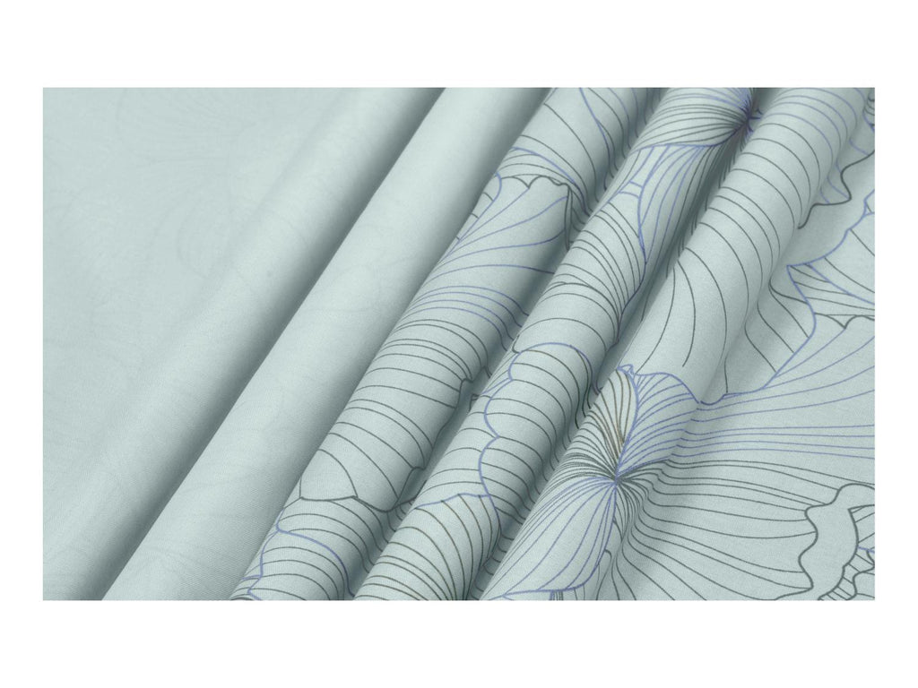 Parure de lit en satin de microfibre / Parure de lit réversible en satin de microfibre, 260 x 240 cm