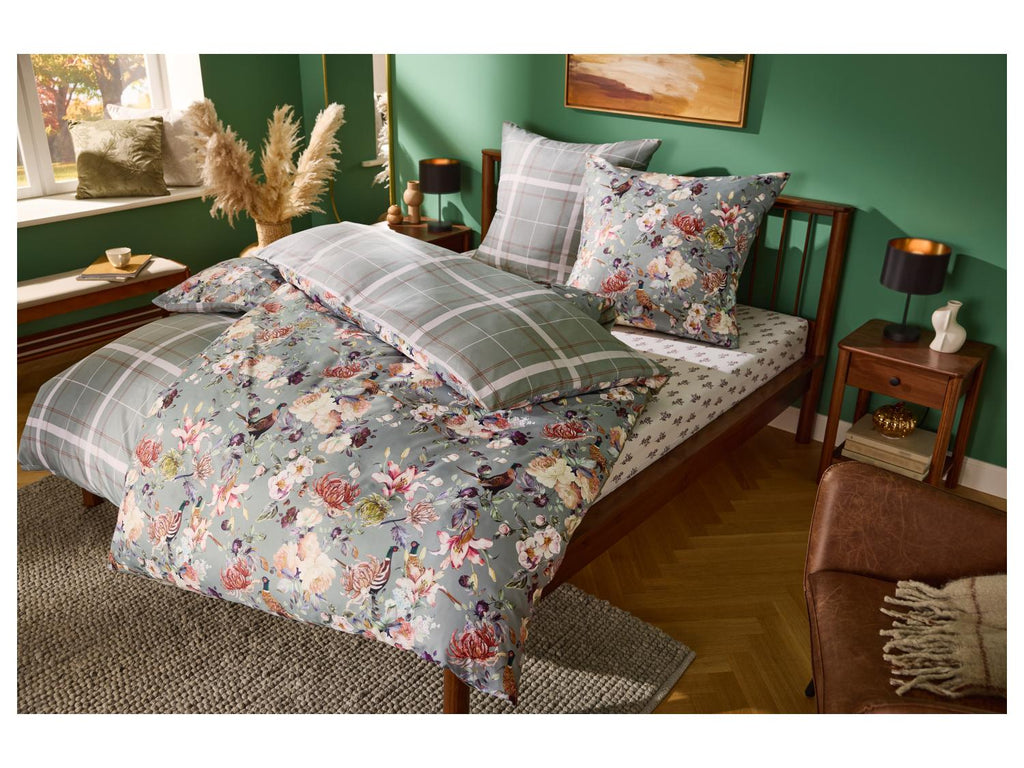 Parure de lit en satin microfibre, 240 x 220 cm