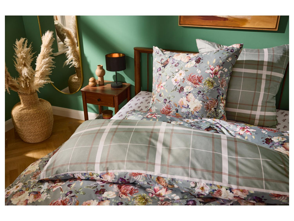 Parure de lit en satin microfibre, 240 x 220 cm