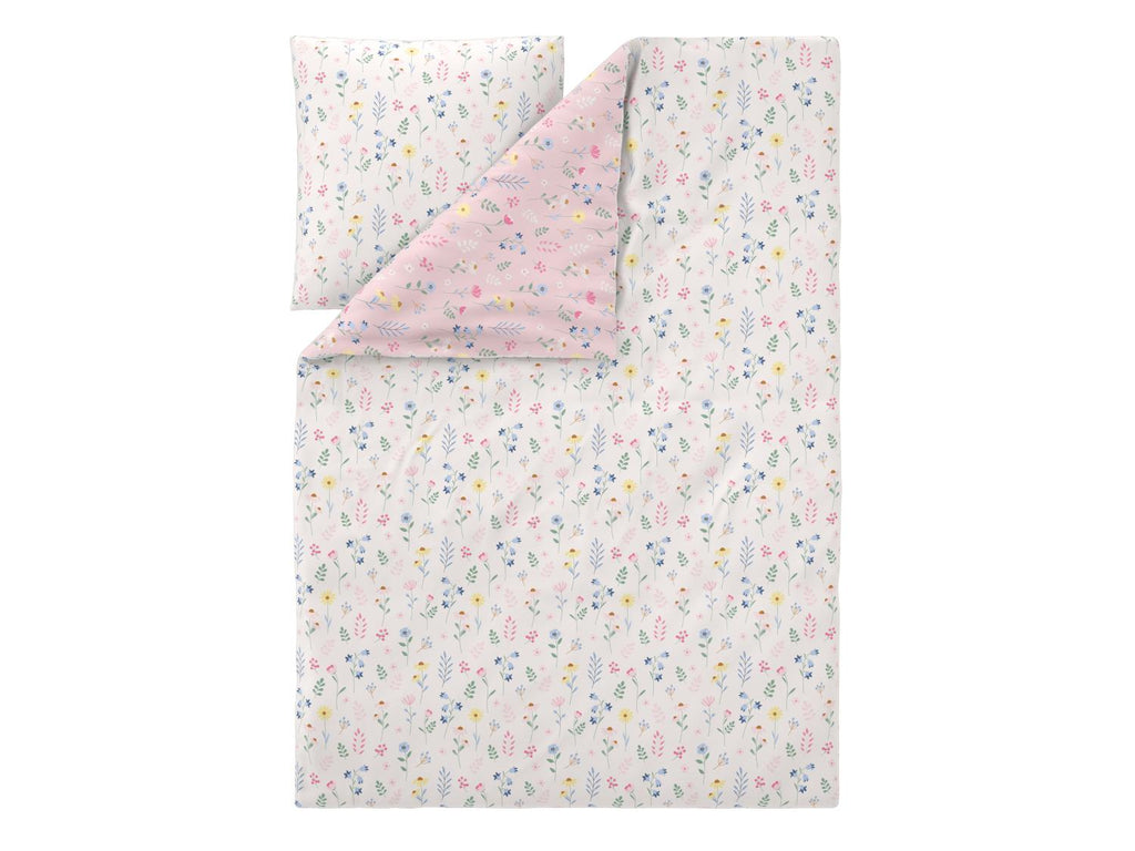Parure de lit en satin microfibre double face enfant, 140 x 200 cm