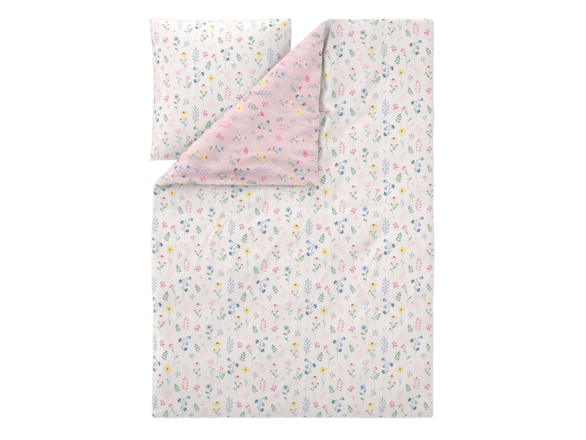 Parure de lit en satin microfibre double face enfant, 140 x 200 cm