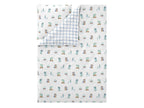 Parure de lit en satin microfibre double face enfant, 140 x 200 cm