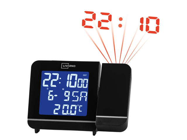 Réveil radioguidé avec projecteur