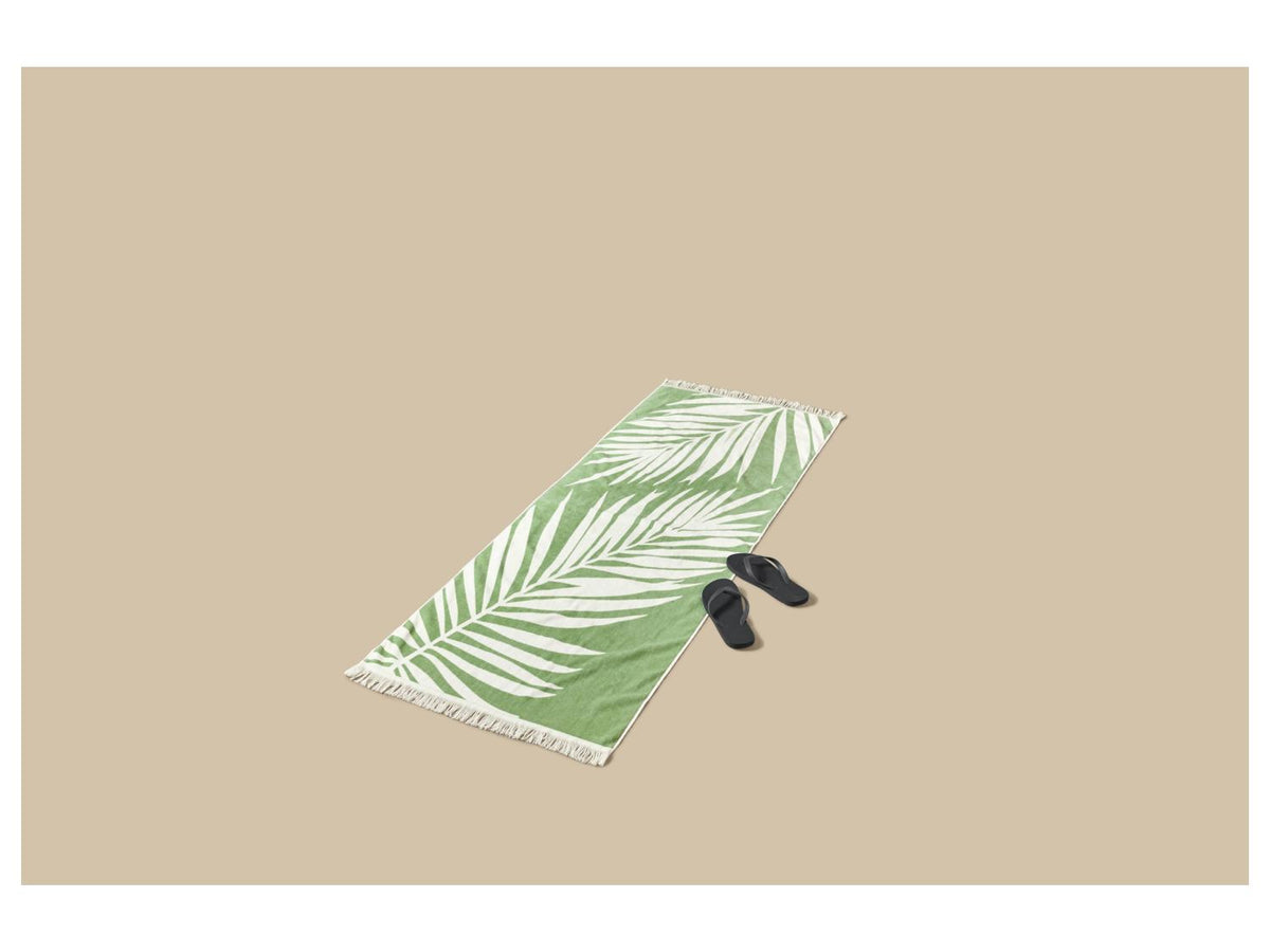 Serviette de plage en éponge, 80 x 180 cm