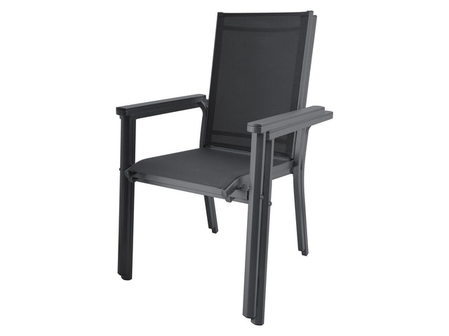 Table de jardin + Lot de 2 fauteuils Houston