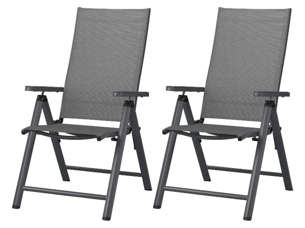 Table de jardin + Lot de 2 fauteuils Houston